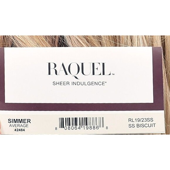 SIMMER Wig by RAQUEL WELCH, RL19/23SS, Mono Top + Lace Front, NEW main image 7